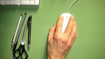 main syndrome de la souris d'ordinateur