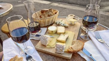 fromage vin table