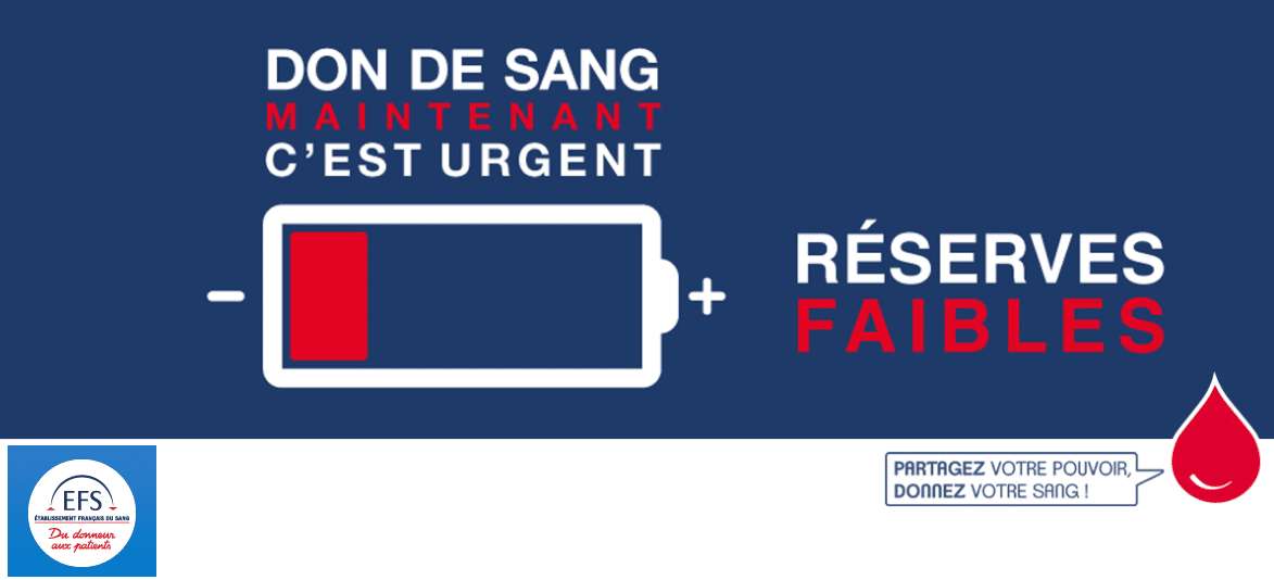 don sang réserves faibles