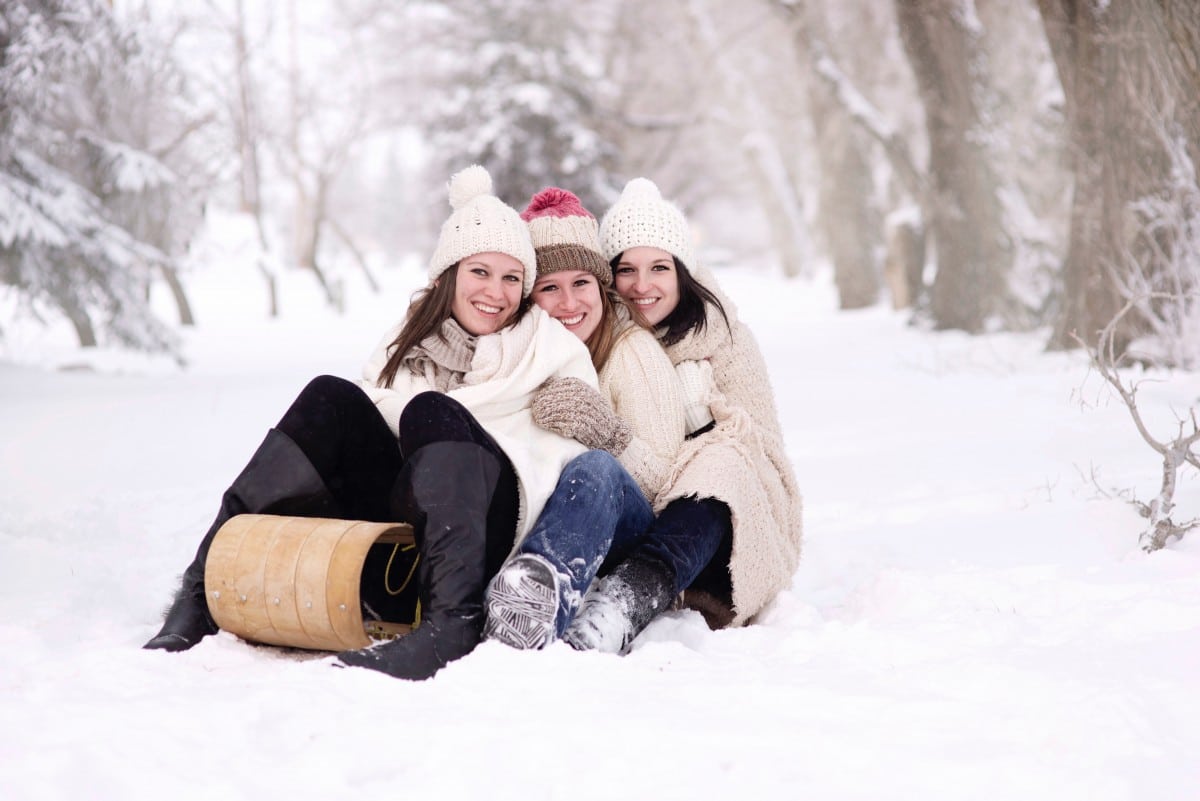 hiver énergie amis froid