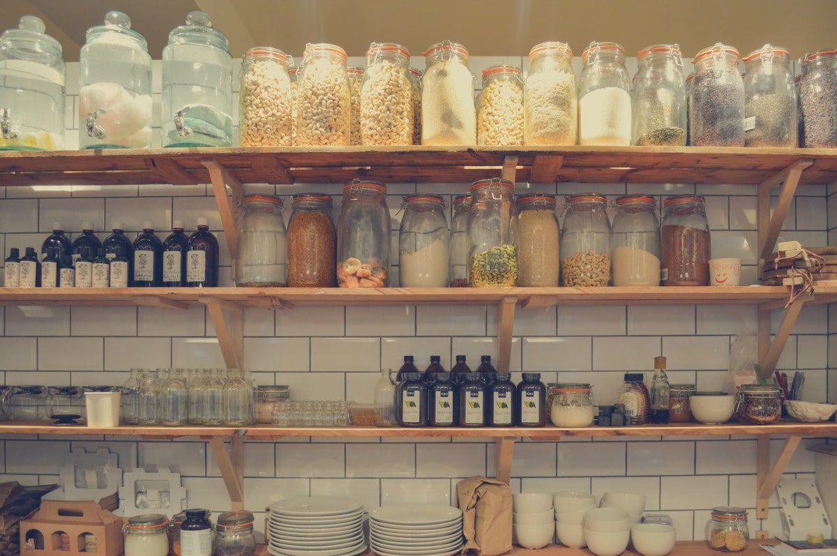 rangements placards aliments