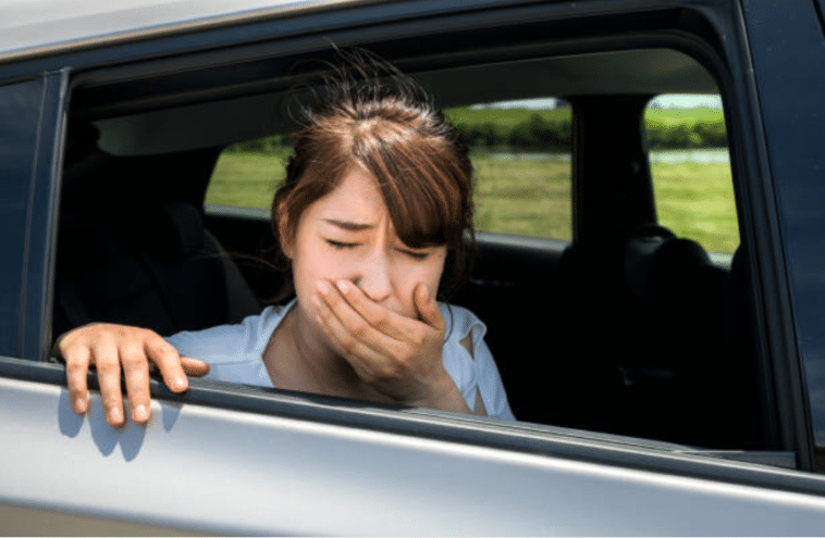 mal des transports nausées voiture