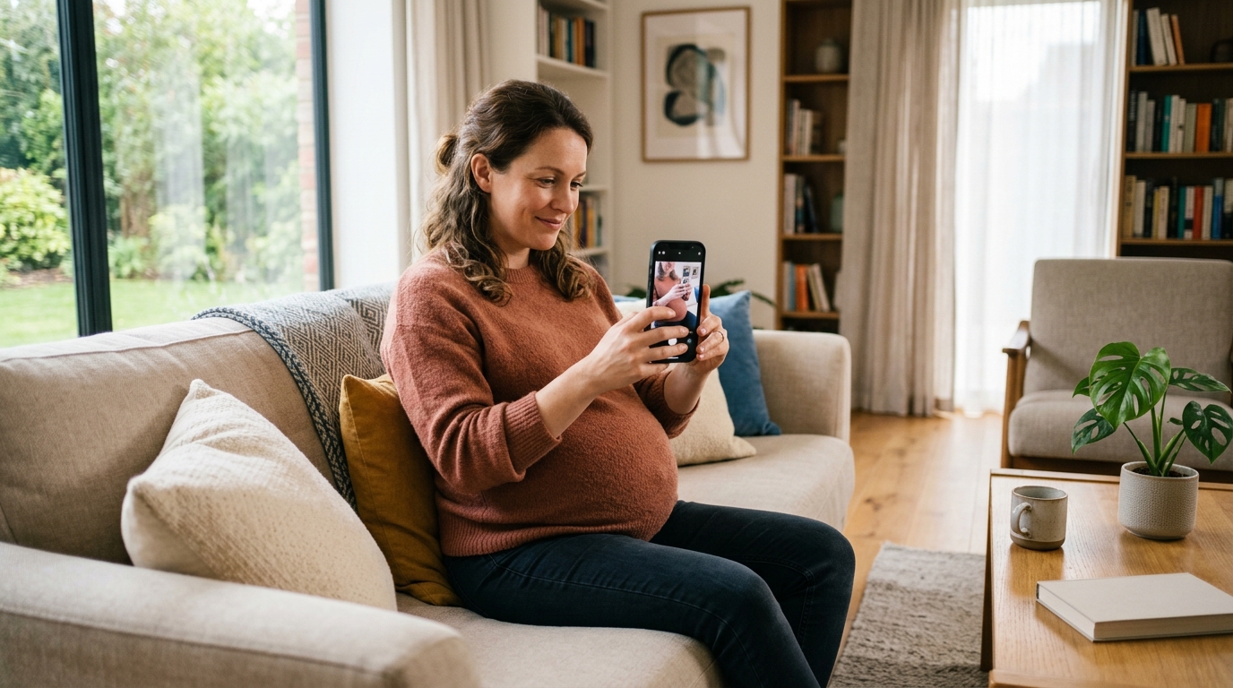 « Je pensais juste partager ma joie » : pourquoi ce geste que presque toutes les futures mamans font sur les réseaux inquiète les spécialistes
