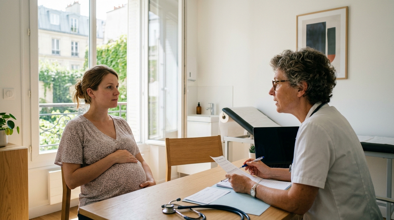 Tout le monde retient les échographies et les prises de sang : c’est en salle de consultation que se joue autre chose pour les futures mamans