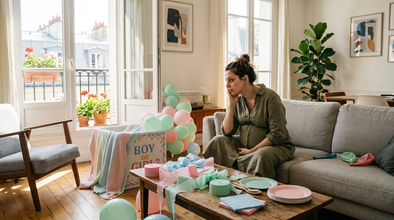 J’ai organisé ma gender reveal au huitième mois juste pour attendre l’échographie : le jour J, j’ai compris que je m’y étais prise trop tard