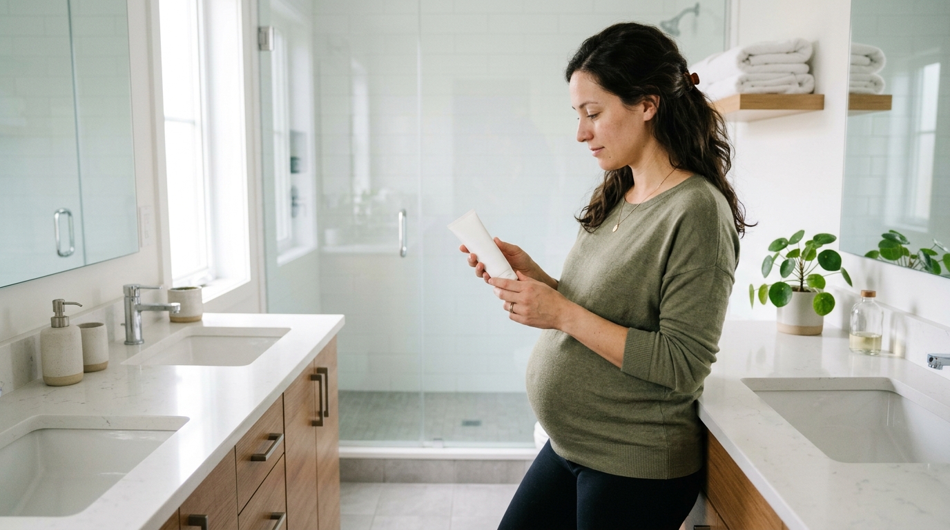 Retournez le tube de votre crème avant de l’appliquer enceinte : c’est le réflexe que les sages-femmes conseillent en premier